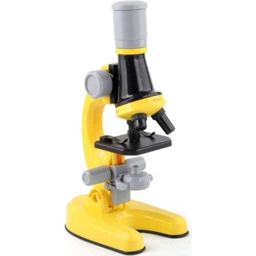 Biological Microscope 100X 400X 1200X Child 's School Science Educational Toy Gift For Kids LED Kit Lab Home Children Microscope