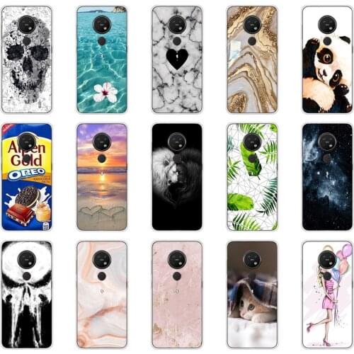 Case for Nokia 7.2 case cover soft tpu silicone phone housing shockproof Coque bumper cute dog cat 3