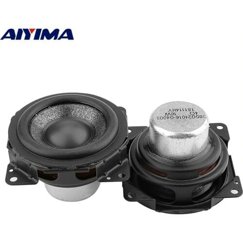 AIYIMA 2Pcs Full Range Portable Speaker 2 INCH 4 Ohm 16W Sound Music Neodymium Audio Speaker Driver For Computer Loudspeaker DIY