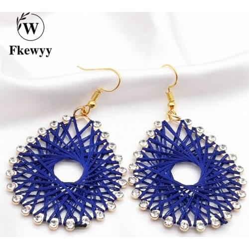Fkewyy Designer Earrings Modern Womens Earrings 2021 Goth Accessories Vintage Hollow Out Heart Earring Fashion Hand Made Gift