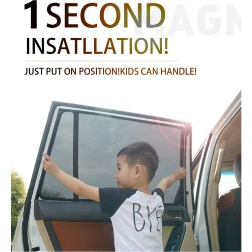 FOR HYUNDAI IX25 IX35 IX45 ELANTRA MISTRA VERNA SONATA TUCSON CELESTA 2008 -2018 Magnetic Car Window Sunshade Car Door Sun Shade