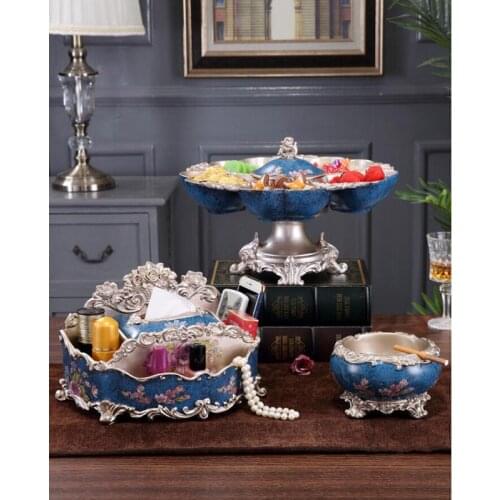 Europese Luxe Fruitschaal Creatieve Fruitschaal Meloen Snack Box Ornamenten Thuis Woonkamer Koffie Decoratie