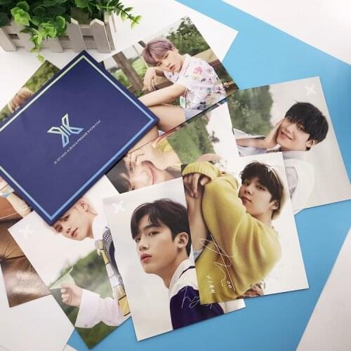 KPOP X1 combination same Postcard Card Photo x one combination of new album QUANTUM LEAP flying small card random card wholesale