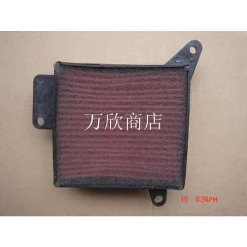 Motorcycle scooter small guy gallop off heroic statue proud air cleaner filter