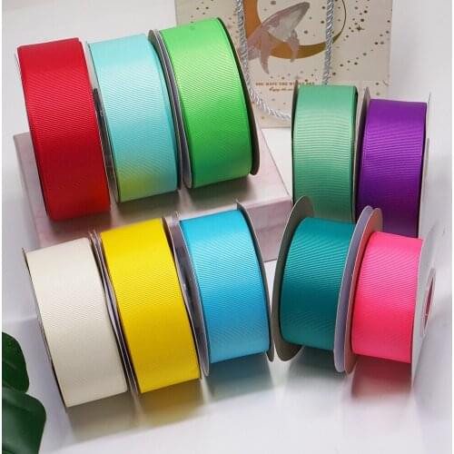 Cheap big sale 38 mm solid colors grosgrain ribbon