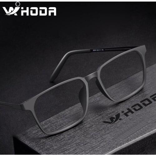 Pure Titanium+TR90 Spectacle Myopia Glasses Frame, Mens Square Full-frame Big Face Ultra-light Elastic Paint Glass Frames F8878
