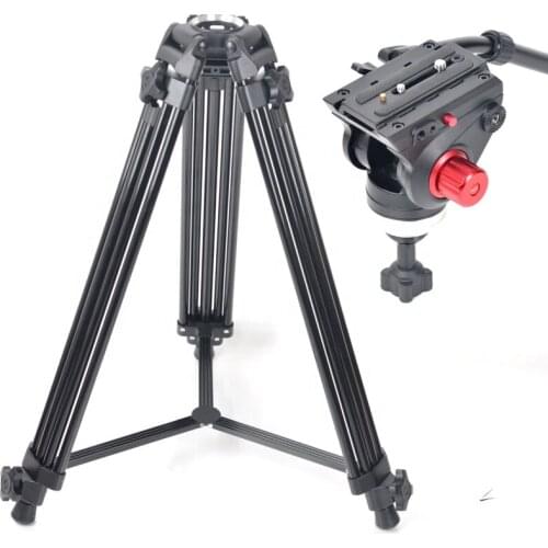 Professional camera tripod stand aluminum 1.8M max loading weight 8KGS strong floor lamps standing