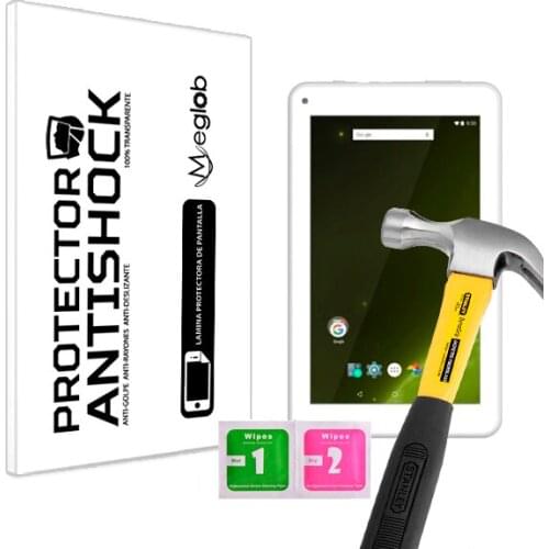 Screen protector Anti-Shock Anti-scratch Anti-Shatter compatible with Tablet Logicom L-Ement Tab 744