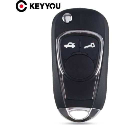 KEYYOU For Chevrolet Epica 2 Buttons Folding Flip Remote Key Case Shell Car Key Housing Left Blade