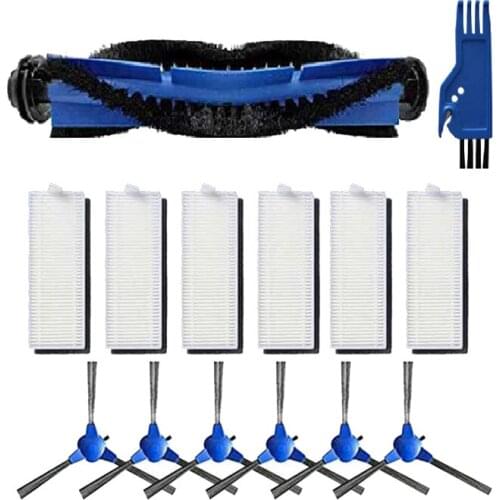 SANQ Replacement Kits for Cecotec Conga 1090 Robotic Vacuum Cleaner Accessories Hepa Filter Side Brush Roller Brush