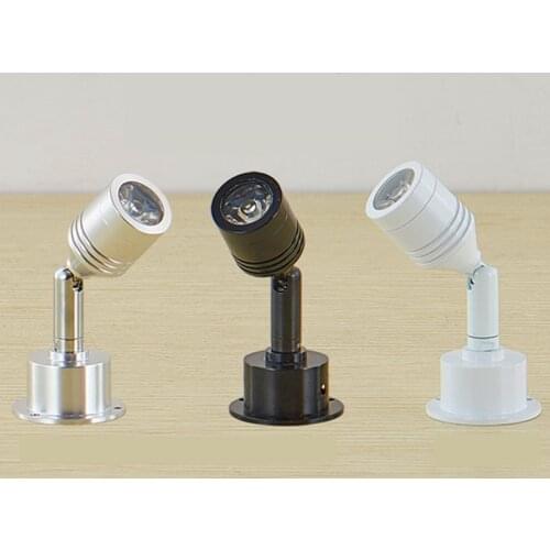 Led downlight spotlight 3w dimmable jewelry light 110v 220v showcase lamp straight lamp mini cabinet lights include driver
