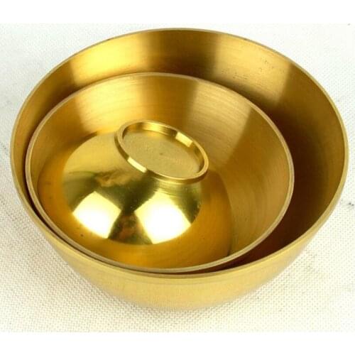 1 pcs rice bowl household Deficiency of copper in the body Cu supplement Pure copper tableware