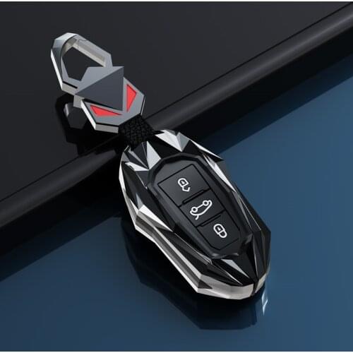 2019 smart remote car key fob case cover for Peugeot 508 301 2008 3008 4008 407 408 Citroen C5 C6 C4L CACTUS C3XR DS Keychain