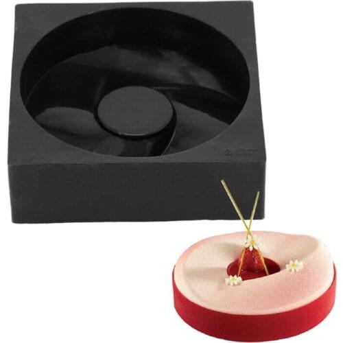 3D Silicone Round Mold Baking Pan For Cakes Dessert Mousse Non-stick Bakeware Decoration Cakes Accessories