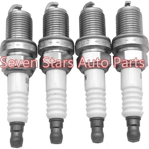 4PCS Auto Parts Spark Plug Mitsubi-shi Maz-da Hyun-dai Ki-a Niss-an Suba-ru OEM K16PR-U11 K16PRU11