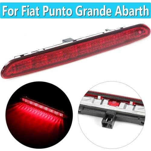 51974522 For Fiat Grande Punto Evo Punto Abarth Car Red Rear Tail Third Brake Stop Light