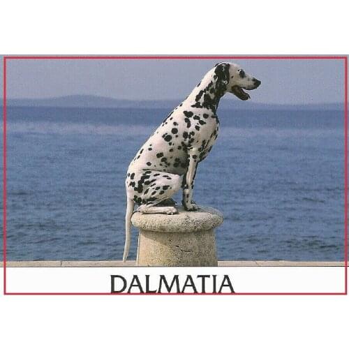 78*54*3mm CROATIA dalmatia Metal Wrapped Souvenir Fridge Magnets 20330 Rigid Plate Tourist Memories