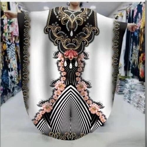 African Dresses For Women Plus Size Africa Dress Dashiki Boubou Robe Africaine Femme Traditional Ladies Clothes African Clothing