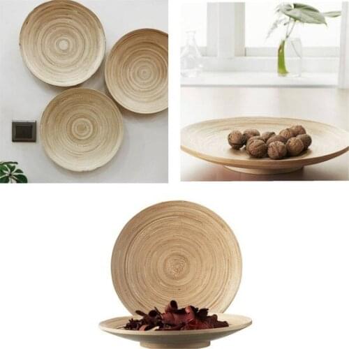 Bamboo decorative Round Bowl-30CM decorative objects Декоративные элементы Objetos decorativos