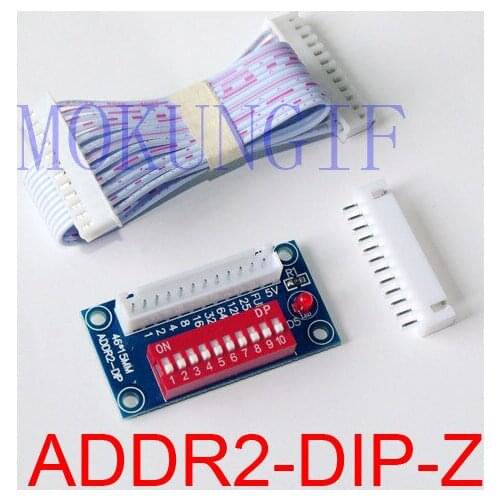 Fast shipping 20pcs ADDR2-DIP-Z DMX controller,DMX512 ADDR2 DIP10 to 12P wire, 12pin wire length 200mm,DMX controller DMX-Relays