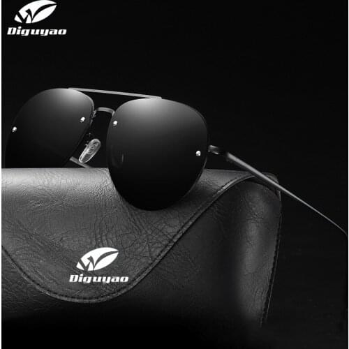 DIGUYAO Brand Mens New Rimless Polarized Sunglasses Woman Sun Glasses Driving glasses oculos de sol uv400 high quality shades