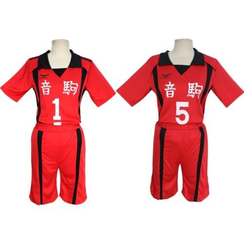 Haikyuu Kozume Kenma Cosplay Costume Sports Uniform Summer Loose Short-sleeved Shorts Sportswear