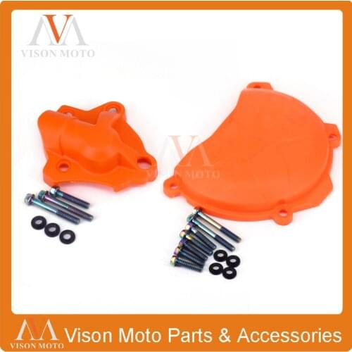Motorcycle Engine Clutch Cover Water Pump Guard kit For KTM SXF250 EXCF250 XCF250 XCFW250 SXF350 XCF EXCF XCFW 350 Freeride 350