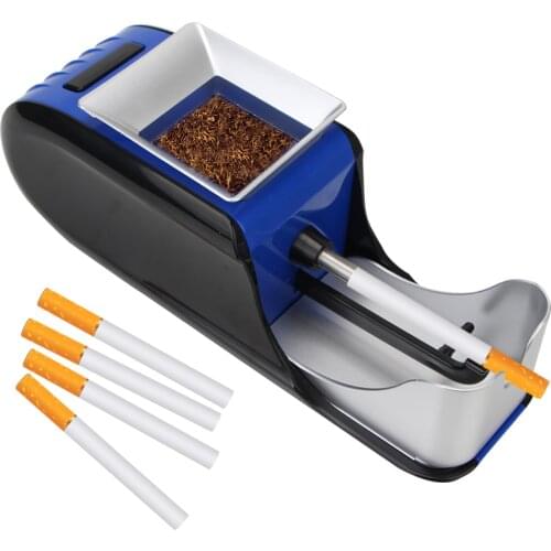 EU/US Plug Cigarette Rolling Machine DIY Filling Materials Tobacco Rolling Injector Tobacco Roller Smoking Accessories