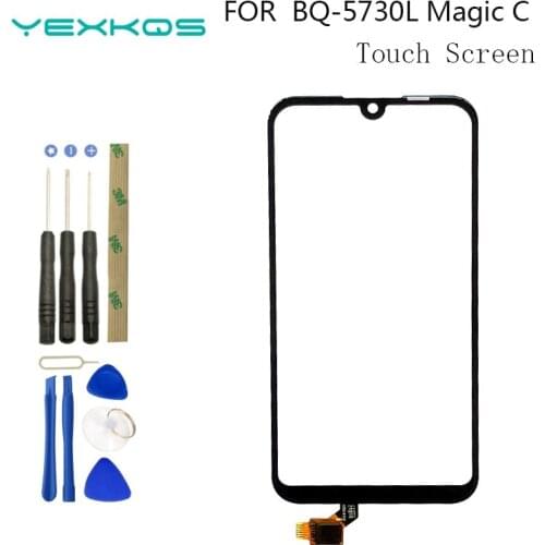 Original 5.71" For BQ BQ-5730L Magic C BQ-5730L BQ 5730L Touch Screen Digitizer Glass Replacement +tools