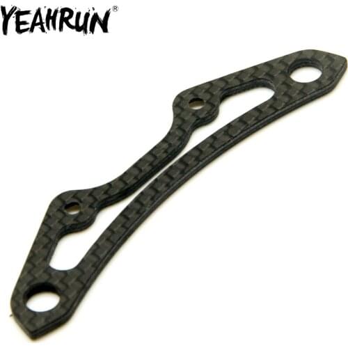 YEAHRUN RC Car Bumper Plate Carbon Fiber Foam Pressure Plate for 1/10 Sakura XIS Racing Sport Car Upgrade Accessories