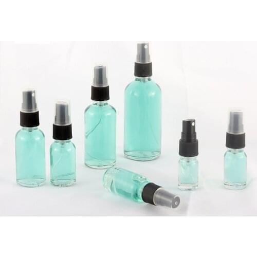 1Pcs Transparent Empty Spray Bottles 5ml 10ml 30ml 50ml 100ml Glass Mini Refillable Container Cosmetic Containers Spray Bottles