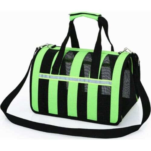 Pet Dog Bag Folding Breathable Outgoing Pet Carrier Bag Outdoor Travel Transparent Breathable Bag Pet Carry Case Pets Supplies