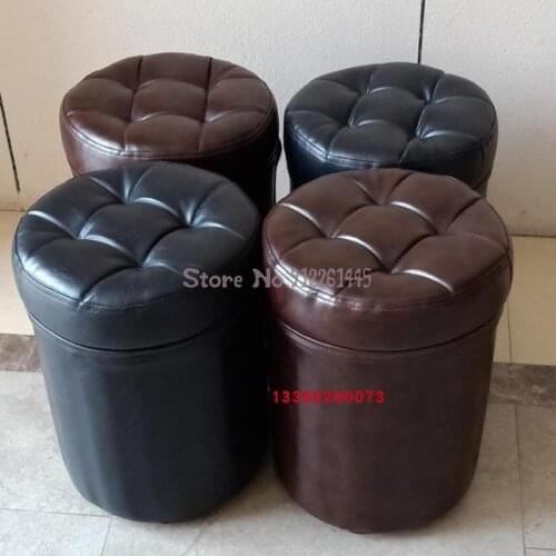 Thai style shampoo bed shampoo chair round stool master chair beauty salon work stool massage technician chair seat