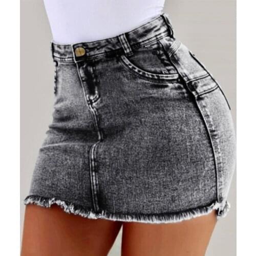 High Waist Skirt Dress Women Summer Denim Skirts Womens Clothing 2021 Sexy Bag Hip Femme Jean Skirts Y2K Jupe Faldas Largas