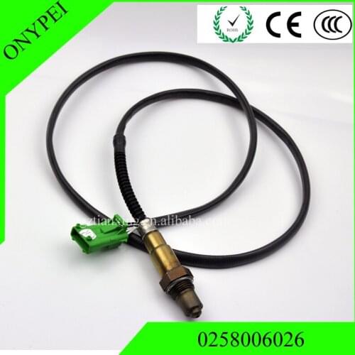 0258006026 0258986615 1628EC 1628HQ 9635978980 96229976 Oxygen Sensor For Peugeot 206 306 307 308 408 Citroen Berlingo C4