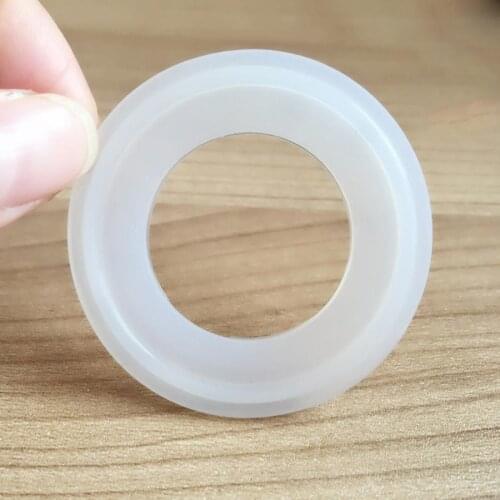 5 PCS Fit 32mm 1-1/4" Pipe OD 1.5" Tri Clamp Sanitary Silicon Sealing Gasket Strip Homebrew For Diopter Ferule Fitting