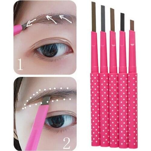 1Pc Automatic Rotating Eyebrow Pencil Waterproof Long-lasting Eyebrow Pen Women Girls Party Makeup Eyebrow Pencils Beauty Tools