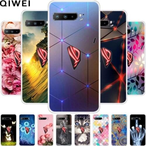 For Asus ROG Phone 3 ZS661KS Case Cute Soft TPU Phone Cases For Asus ROG Phone3 ZS661KS Silicone Cover 6.59'' Fundas Coque