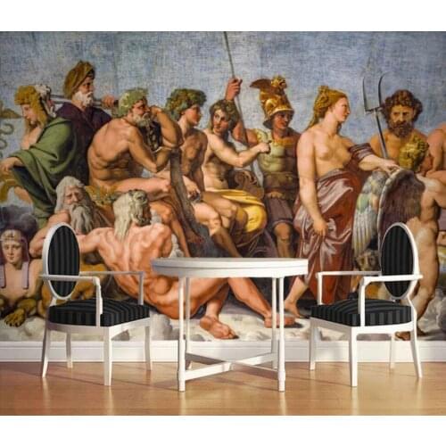 European classical court figures painting background wall decoration wallpaper murals