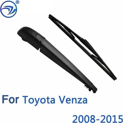 Wiper 12" Rear Wiper Blade & Arm Set Kit For Toyota Venza 2008-2015 Windshield Windscreen Rear Window