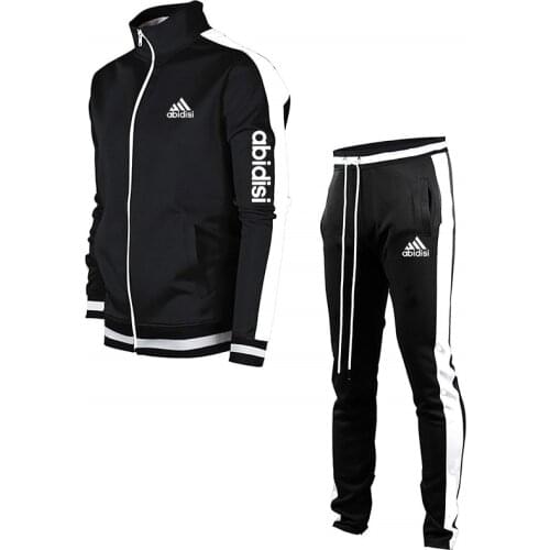 New Mens Tracksuits 2021 Men Sets Sweatshirt&Sweatpants Tracksuit Zipper Stand Collar Sports Suit Jogging Fitness Men Clothing