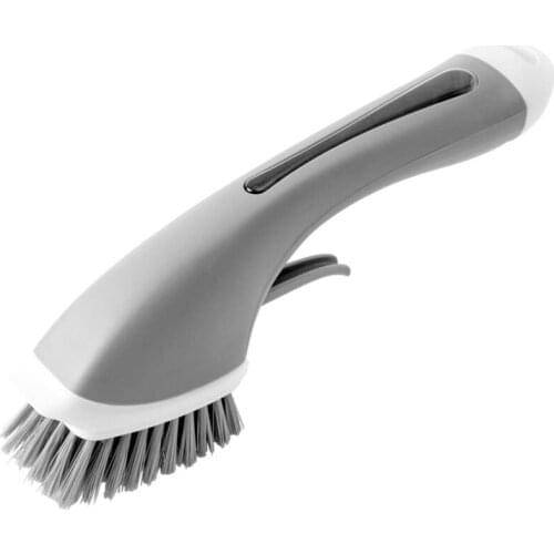 Kitchen Brush Washing Up Brush Liquid Cleaning Brush Automatic Addition of Cleaning Agent for Pot Brushes