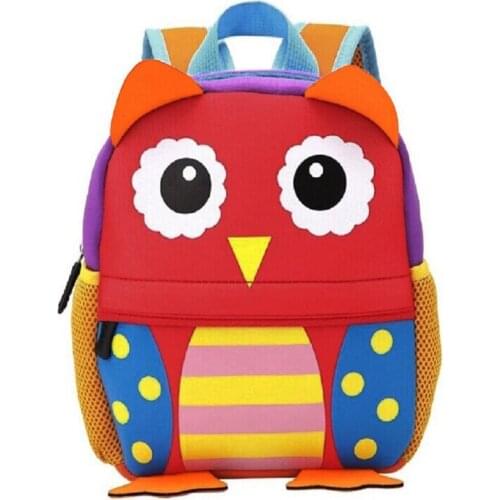 Cute 3D Cartoon Animal Kid Backpack Children Toddler Baby lovely Schoolbag Kindergarden Bag for Girls Boys Backpack