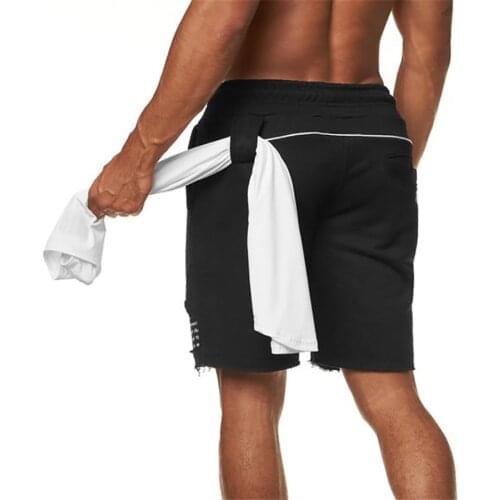 2021 Top Quality Men Casual Brand Gyms Fitness Shorts Men Professional Bodybuilding Short Pants Casual mens shorts