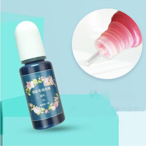 24 Bottles Alcohol-Based Inks & 24 Translucent Crystals Epoxy Resin Pigment Kit X7YC