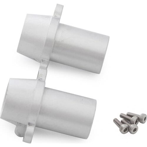 2pcs/set Metal Rear Axle Sleeve Replacement Rear Hubs Kits for 1/10 Axial RBX10 Ryft RC Crawler Car