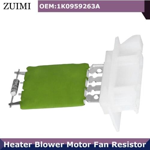 Heater Blower Motor A/C Fan Resistor 1K0959263A For VW CC Eos Rabbit Tiguan R32 Jetta Golf GTI Replacement Motorcycles