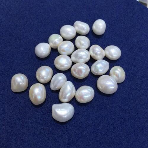 Natural Freshwater Pearls Bead 10-11mm Two-Sided Light Loose Beads for Jewelry Making DIY Women Necklace Bracelet