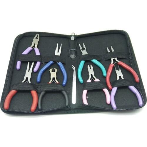 NEW DIY 9PCS/SET Mini Pliers Combination Packages Manually Household Pliers Set Home Kit