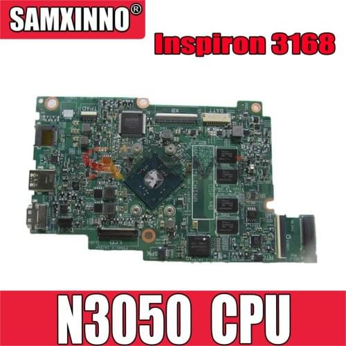 Original Laptop motherboard For DELL Inspiron 3168 Core Celeron N3050 Mainboard CN-02YV73 02YV73 15298-2 SR29H
